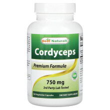 Best Naturals, Cordyceps, 750 mg, 120 vegetarische Kapseln