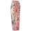 Dame bandeau badedragt med sarong, lyserød 4