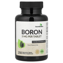 Futurebiotics, Boron, 3 mg, 250 Vegetarian Tablets
