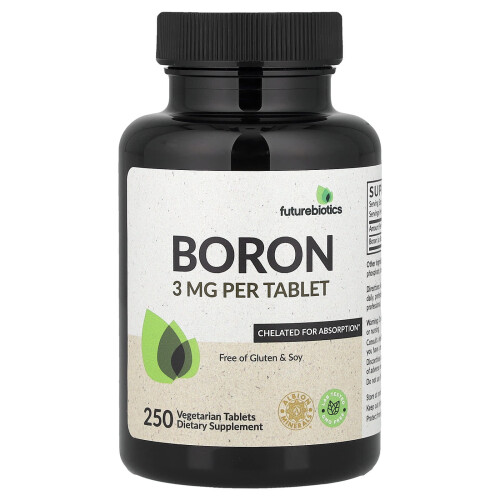 Futurebiotics, Boron, 3 mg, 250 Vegetarian Tablets