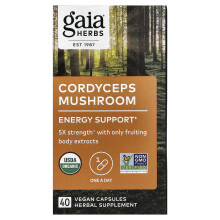 Gaia Herbs, Korstmossen Schimmel, 40 Vegetarische Capsules