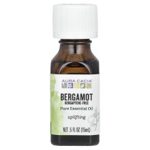 Aura Cacia, Pure Essentiële Olie, Bergamot, 0,5 fl oz (15 ml)