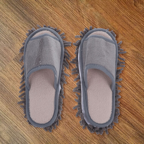 Pantoufles d'intérieur à semelle en microfibre (1 paire) 1