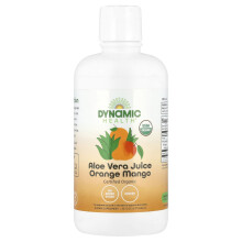 Dynamic Health, Orgaaninen Aloe Vera, Oranssi Mango, 32 fl oz (946 ml)