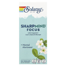 Solaray, SharpMind Focus, 30 Vegcaps