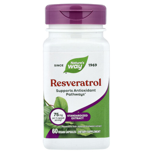 Nature's Way, Resveratrol 60 Capsule Vegan