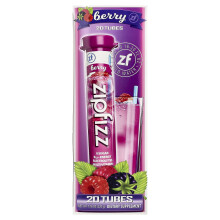 Zipfizz, Mieszanka Napoju Energetycznego, Borówka, 20 Tubek, 0,39 oz (11 g) Każda