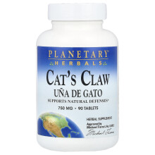 Planetary Herbals, Talco del Gatto, 750 mg, 90 Comprimati