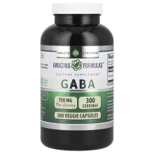 Amazing Nutrition, GABA, 750 mg, 300 Veggie-Kapseln