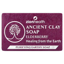 Zion Health, Oude Aardewerk Bar Seep, Elderberry, 6 oz (170 g)