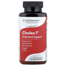 LifeSeasons, Choles-T, Suport al Colesterolului, 90 Capsule Vegane