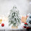 Mini Bottle Brush Christmas Tree with Wooden Base 4