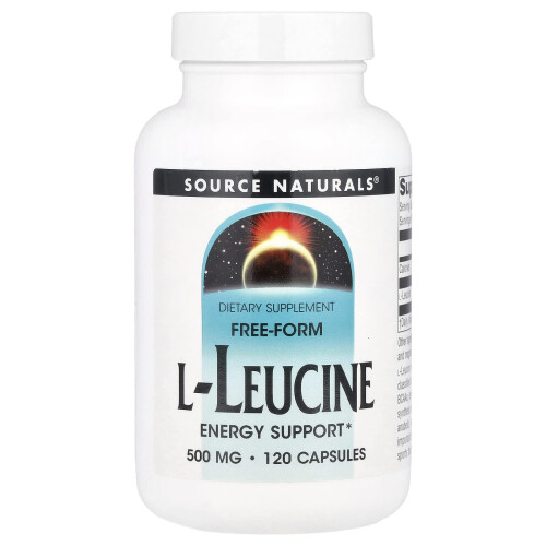 Source Naturals, L-Leucin Liber, 500 mg, 120 Capsule