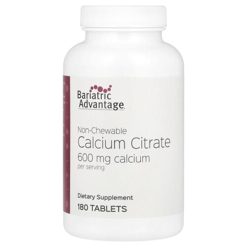Bariatric Advantage, Ακατάβλητος Κάλκιου Σιτράτου, 600 mg, 180 Κάψουλες (200 mg ανά Κάψουλα)