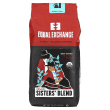Equal Exchange, Biologische Zusters' Blend, Drip Grind, Full City Roast, 16 oz (454 g)