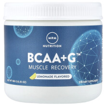 MRM Nutrition, BCAA+G, Odzyskiwanie mięśni, Lemonade, 6,35 oz (180 g)