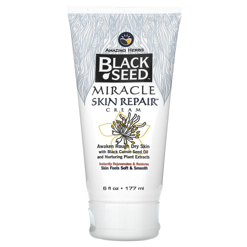 Amazing Herbs, Creme de Reparo da Pele com Semente Preta