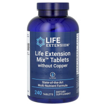 Life Extension, Smíšené tablety bez mědi, 240 tabletek