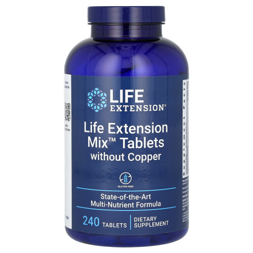 Tabletas sin cobre de Life Extension