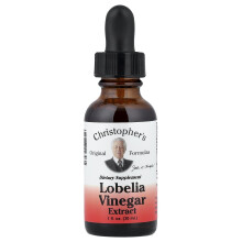 Christopher's Original Formulas, Lobelia Vinegar Extract, 1 fl oz (30 ml)
