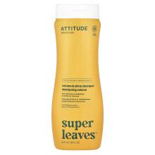ATTITUDE, Super Leaves, Volume & Shine Shampoo, Sojan proteiini & Omenapalat, 16 fl oz (473 ml)