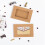 Eease white cash envelopes with kraft box and window 10 pcs 5