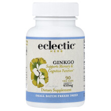 Eclectic Herb, Ginkgo, 450 mg, 90 Veg Caps