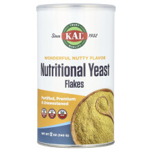 KAL, Nutritioneel, Gistvlokken, Wonderful Nutty, 12 oz (340 g)