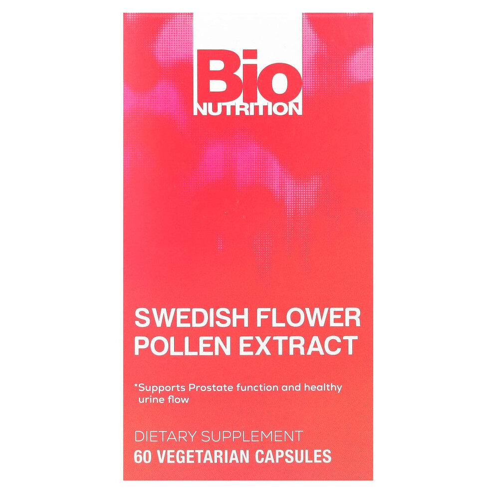 Bio Nutrition , Swedish Flower Pollen Extract, 60 Vegetarian Capsules
