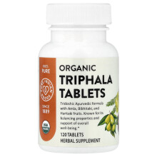 Pure Indian Foods, Bio Triphala Tabletten, 120 Tabletten