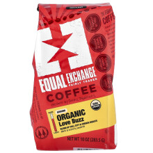 Café Orgánico, Love Buzz, Molido, Tostados Full City y Francés, 10 oz (283.5 g)