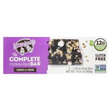 Lenny & Larry's, De Complete Cookie-Fied Bar, Cookies & Cream, 9 Bars, 1,59 oz (45 g) Elke