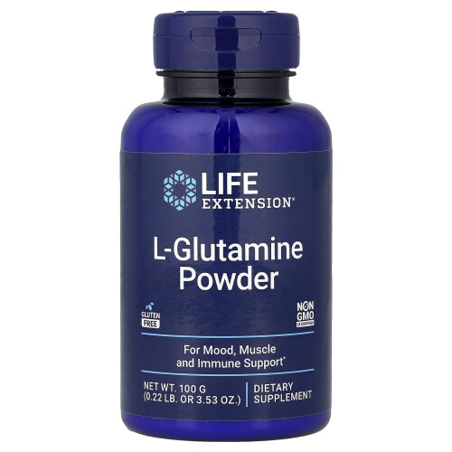 Life Extension, L-Γλουταμίνη Πώμα, 3.53 oz (100 g)