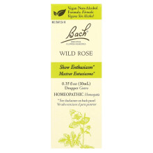 Bach, Originala blomma botemedel, Vild ros, 0,35 fl oz (10 ml)