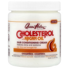 Queen Helene, Haar-Behandlungsschaum, Cholesterin mit Arganöl, Trocken, kraus und beschädigtes Haar, 15 oz (425 g)