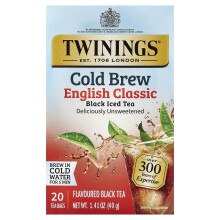 Twinings, Koldt Brugt Iced Tea, English Classic, 20 Enkeltservings Teesække, 1,41 oz (40 g)