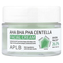 APLB, AHA BHA PHA Centella Gesichtscreme, 1,86 fl oz (55 ml)