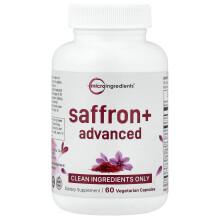 Micro Ingredients, Saffran+, 60 pflanzliche Kapseln