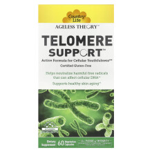 Country Life, Theorie des Alterns, Telomeren-Unterstützung, 60 Vegetarische Kapseln