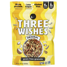 Three Wishes, Kuitu- ja hiusten vapaaraohovoita, Alkuperäinen, 8 oz (227 g)