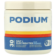 Podium Nutrition, Sal e Eletrólitos, Morango Azul, 5,82 oz (165 g)