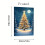 Winter Night Sky Canvas Art – Snow, Christmas Tree, Moon 2