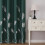 Green Room Light-Blocking Curtains 52Wx72L Silver Palm 2