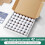 Caixas de papelão ondulado branco para envio, 13x10x2 polegadas, pacote com 20 unidades. 3