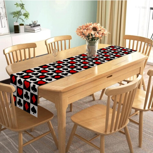 Caminho de mesa de linho 13x72 polegadas 1
