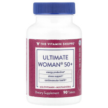 The Vitamin Shoppe, Ultimate Woman 50+, Multivitamin & Multimineral, 90 Tabletten