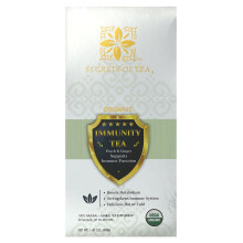 Secrets of Tea, Biologische Immunititea, Perzik & Ginger, 20 Sachets, 1,41 oz (40 g)
