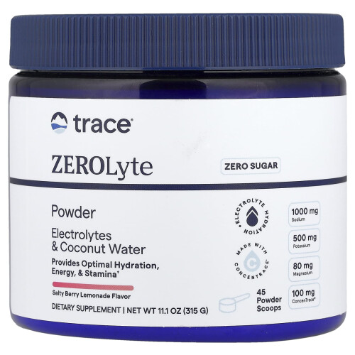 Trace, ZEROLyte Πουδέρ, Σαλίνο Κερασιά Λεμόνι, 11.1 oz (315 g)