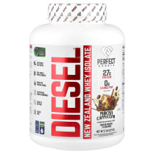 PERFECT Sports, Diesel, Nieuw-Zeelandse Wijde Eiwit Isolaat, Mocha Latte Cappuccino, 5 lbs (2,27 kg)