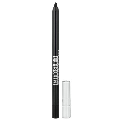Maybelline Maybelline, Τάττοο Στούντιο, Μαύρισμα, Στιλέτο Γελοποί, Υδρατομής, 900 Deep Onyx, 0.04 oz (1.2 g)
